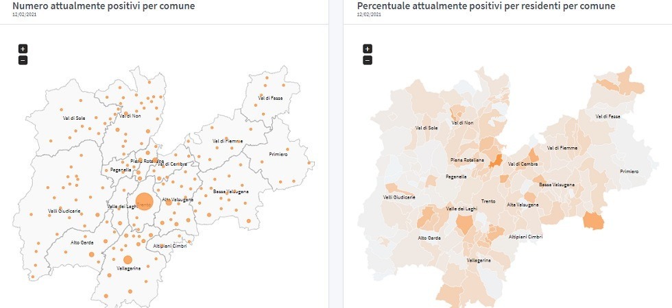 Coronavirus in Trentino, 3 casi a Cles, Predazzo e Castel Ivano
